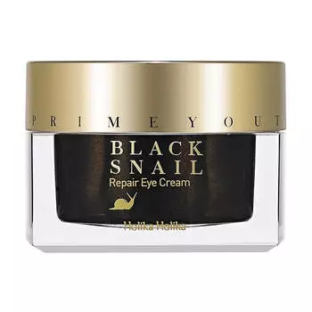HOLIKA HOLIKA Prime Youth Black Snail Repair Eye Cream крем против морщин вокруг глаз со слизью улитки 30мл