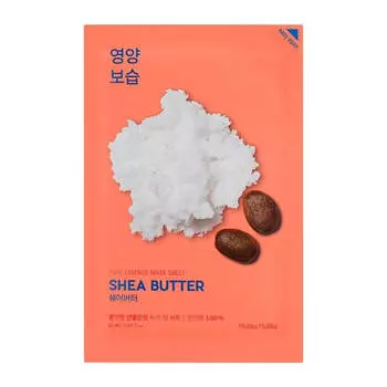 HOLIKA HOLIKA Pure Essence Mask Sheet Shea Butter Глубоко увлажняющая маска с экстрактом масла ши 20мл