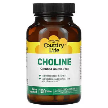 Холин, Country Life, 100 таблеток