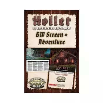 Holler GM Screen & Adventure, Savage Worlds (Pinnacle/Great White Games), твердый переплет