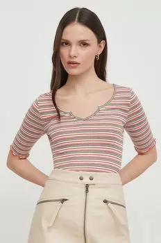 ХОЛЛИ футболка Pepe Jeans, бежевый