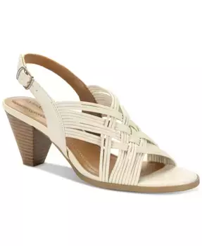 Холли конусообразные босоножки-слингбэки на каблуке Style & Co, коричневый/бежевый