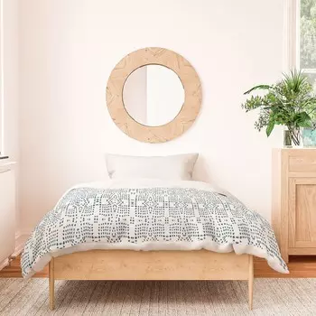 Holli Zollinger Gemma Голубое пуховое одеяло из полиэстера Deny Designs, цвет Polyester