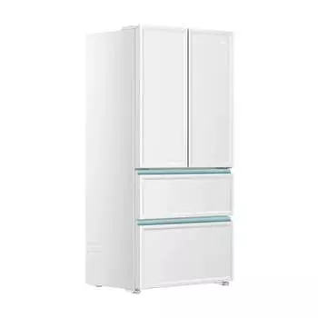 Холодильник Haier 461L, BCD-461WGHFD45W9U1, белый/голубой