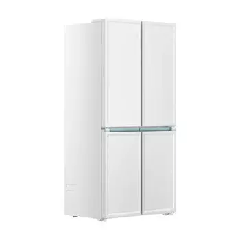 Холодильник Haier 461L, BCD-461WGHTD45W9U1, белый/голубой