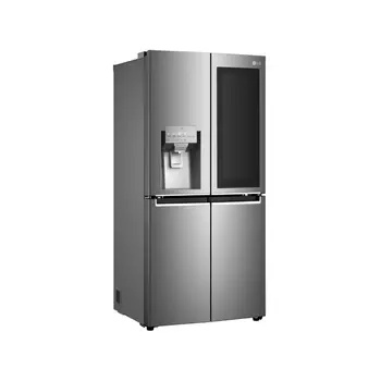 Холодильник LG F523MPZ88B, серебристый