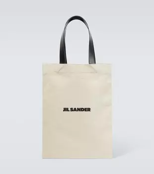 Холщовая большая сумка book Jil Sander, нейтральный