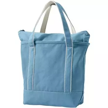 Холщовая большая сумка Lands' End с молнией сверху Lands' End