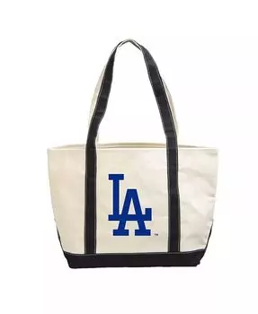 Холщовая большая сумка Los Angeles Dodgers Logo Brands, бежевый