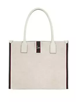 Холщовая большая сумка Nastroloubi Christian Louboutin