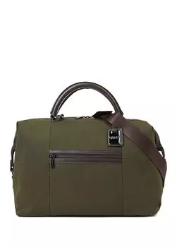 Холщовая дорожная сумка с логотипом Beymen Collection, хаки