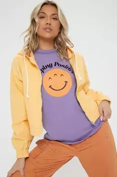 Холщовая куртка на молнии с капюшоном Forever 21