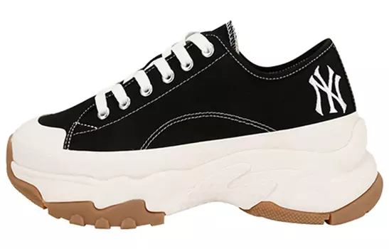 Кеды MLB Chunky High Canvas Shoes Unisex Low-Top Black