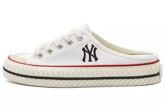 Кеды MLB Playball Mule Canvas Shoes Unisex Low-Top White