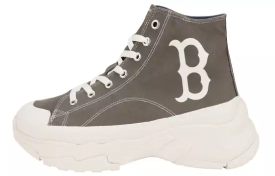 Кеды MLB Chunky High Canvas Shoes Unisex High-Top Heather Gray