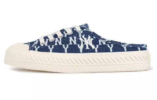 Кеды MLB Playball Mule Canvas Shoes Unisex Low-Top Dark Blue