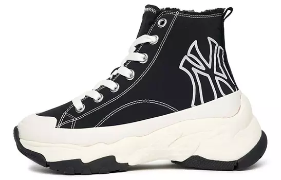 Кеды MLB Chunky High Padding Mono Yankees 'Black White'