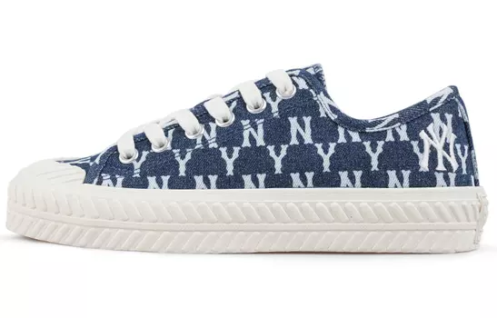 Кеды MLB Playball Canvas Shoes Unisex Low-Top Marine Blue