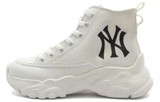 Кеды MLB Chunky High Canvas Shoes Unisex High-Top White