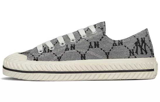 Кеды MLB Playball Canvas Shoes Unisex Low-Top Gray