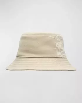 Холщовая панама EKD Burberry, цвет Hunter
