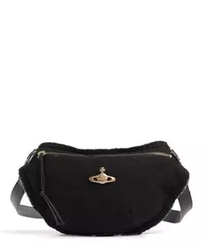 Холщовая поясная сумка City Vivienne Westwood, черный