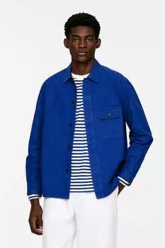 Холщовая рубашка Arket, синий