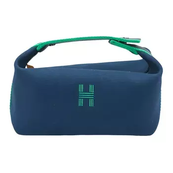 Холщовая сумка Bride-a-Brac, сумка для хранения, косметички, маленький размер, мужская, цвет морской волны HERMES