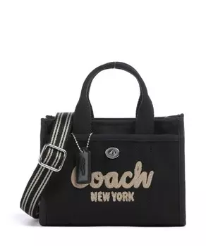 Холщовая сумка через плечо Cargo 20 Coach, черный