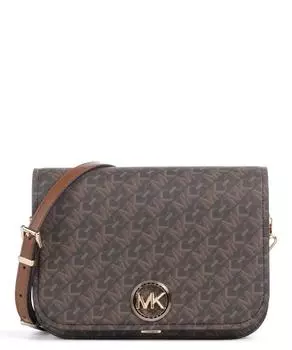 Холщовая сумка через плечо Delancey Michael Kors, коричневый