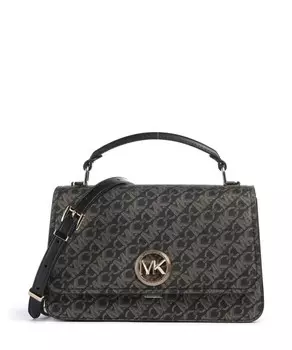 Холщовая сумка через плечо delancey Michael Kors, черный