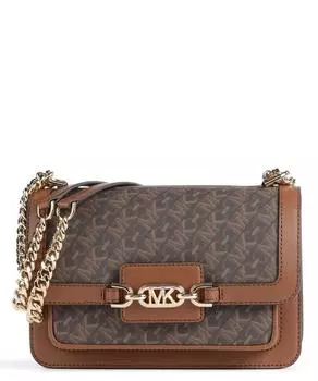 Холщовая сумка через плечо Heather Michael Kors, коричневый