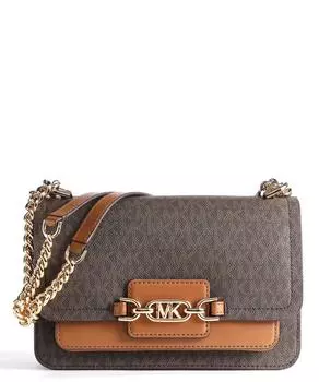 Холщовая сумка через плечо Heather Michael Kors, коричневый