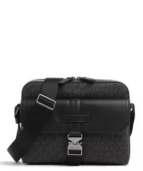 Холщовая сумка через плечо Hudson Michael Kors, черный