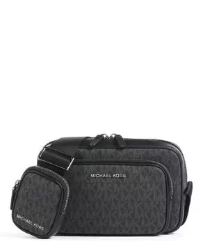 Холщовая сумка через плечо Hudson Michael Kors, черный