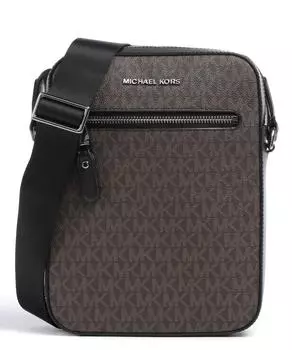 Холщовая сумка через плечо Michael Kors, коричневый