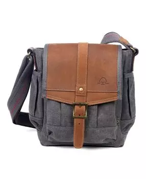 Холщовая сумка через плечо Turtle Ridge TSD BRAND, серый