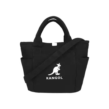 Холщовая сумка для пельменей, холщовая сумка через плечо, унисекс, многоцветная KANGOL
