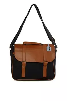 Холщовая сумка с чехлом и двойным ремнем Bagmori, темно-синий