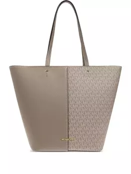 Холщовая сумка с логотипом Michael Michael Kors, коричневый