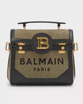 Холщовая сумка-сэтчел BBuzz 23 с логотипом Balmain