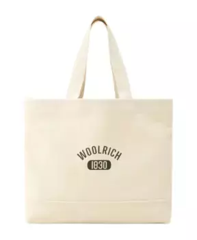 Холщовая сумка шоппер классического дизайна Woolrich, бежевый