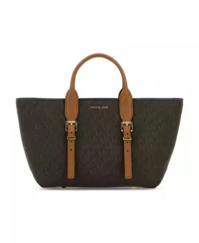 Холщовая сумка-шоппер Moore Michael Kors, коричневый