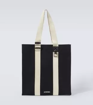 Холщовая сумка-тоут Le Cabas Cuerda Jacquemus, черный