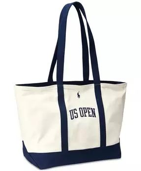 Холщовая сумка-тоут Открытого чемпионата США Polo Ralph Lauren, синий