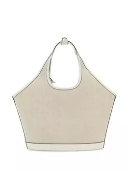 Холщовая сумка-тоут Prada, нейтральный цвет