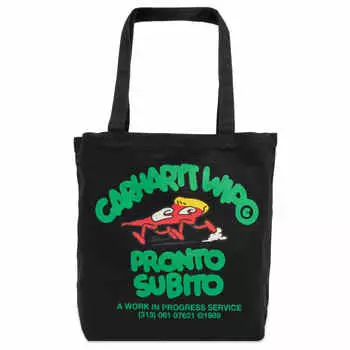 Холщовая сумка-тоут Pronto Carhartt Wip, черный