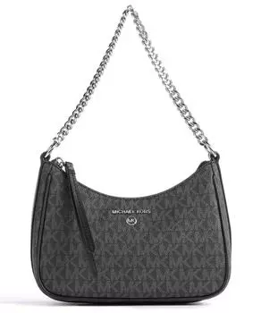 Холщовая сумка-ведро с подвеской Jet set Michael Kors, черный