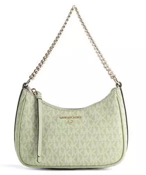 Холщовая сумка-ведро с подвеской Jet set Michael Kors, зеленый