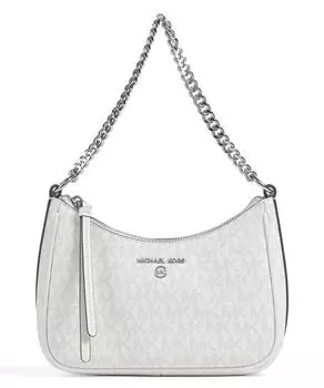 Холщовая сумка-ведро с подвеской Jet set Michael Kors, белый